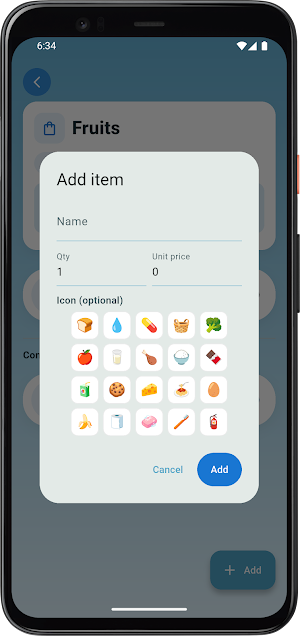 My Needs - Grocery list Screenshot 2