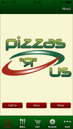 Pizzas R Us Sheffield Screenshot 0