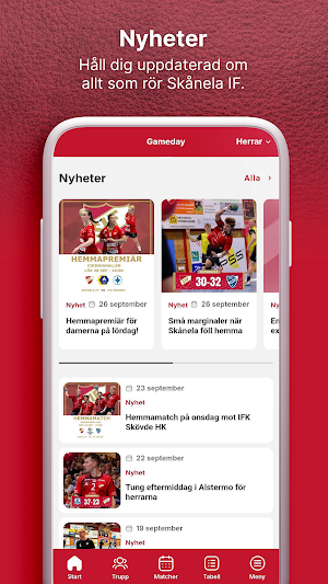 Skånela IF - Gameday Screenshot 2