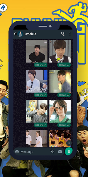 Running Man Animated WASticker Screenshot 0