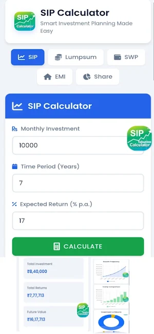 Pro SIP Calculator Screenshot 0