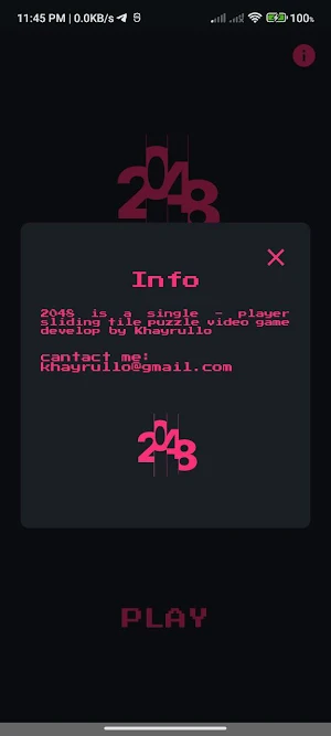 Game 2048 Screenshot 2