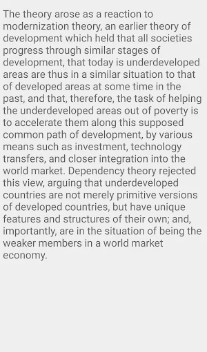 International dependence theory Screenshot 2