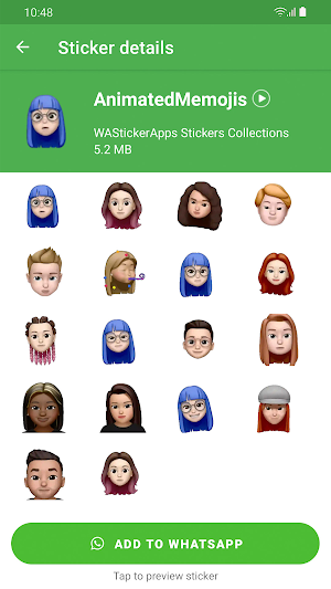 Animated Emojis stickers WAStickerApps Screenshot 3
