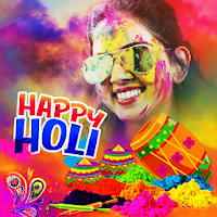 Holi Photo Frame 2020 : Happy Holi Photo Frame