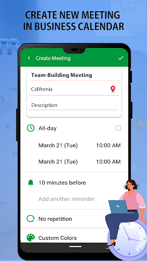 Business Calendar Planner Screenshot 2