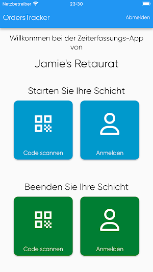 OrdersTracker - Time Recorder Screenshot 1