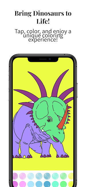 Dinosaur Coloring Learn Screenshot 3