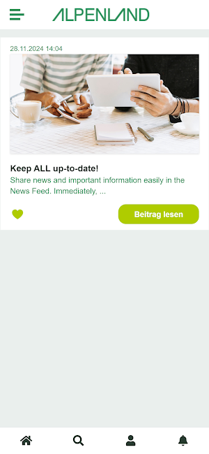 ALPENLAND App Screenshot 1