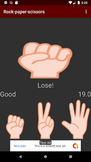 Rock-paper-scissors Brain training Screenshot 2