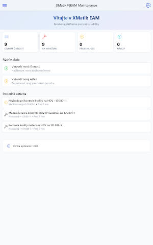 XMatik EAM Maintenance Screenshot 2