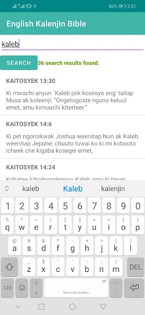 English Kalenjin Bible Screenshot 3