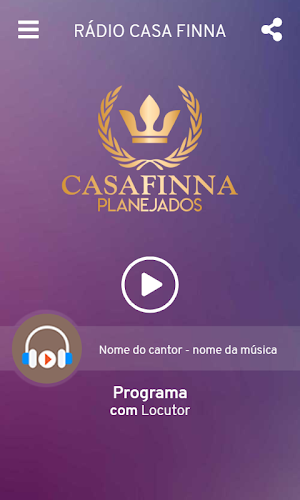 Rádio Casa Finna Screenshot 2