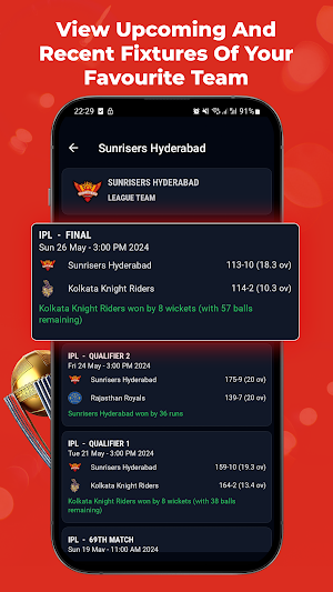 CricFanatic - Live Scores Screenshot 3