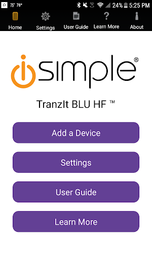 TranzIt Blu HF Screenshot 0