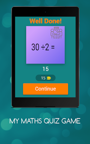 MY MATHS QUIZ GAME Screenshot 0