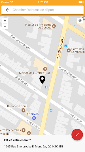 Taxi coop mtl Screenshot 0