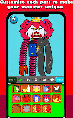 Mix Monster : Monster Makeover Screenshot 1