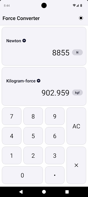 Force Converter Screenshot 1