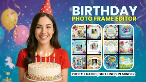 Happy Birthday Photo Frame Screenshot 0