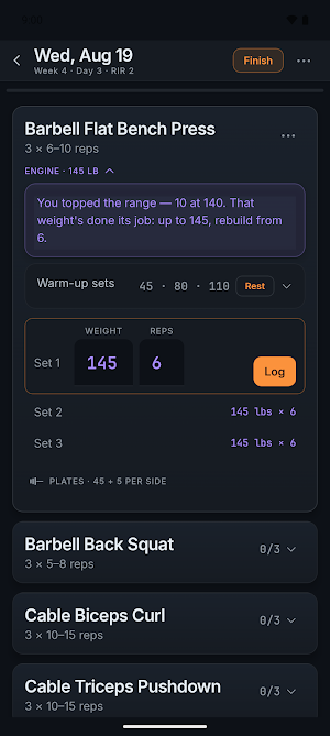 ThreeByEight: Training Planner Screenshot 3