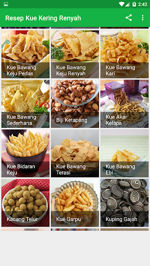 Resep Kue Kering Renyah Screenshot 2