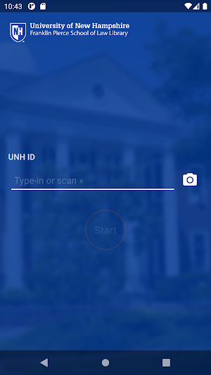 UNH Franklin Pierce Kiosk Screenshot 1