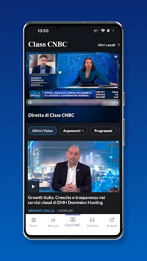 Milano Finanza - Class CNBC Screenshot 3