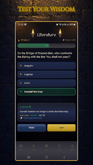 Mind Citadel: Quiz RPG Screenshot 1