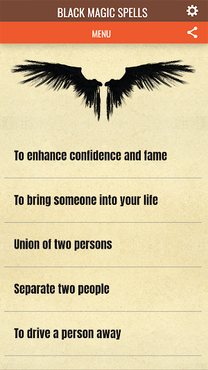 Black Magic Spells: Love, Revenge and Protection Screenshot 0
