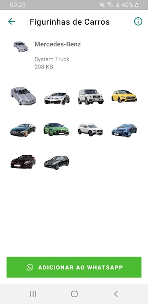 Car Stickers for WhatsApp Screenshot 1