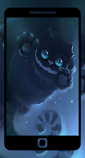 Cartoon Cat vs Cheshire Cat Wallpaper Screenshot 2