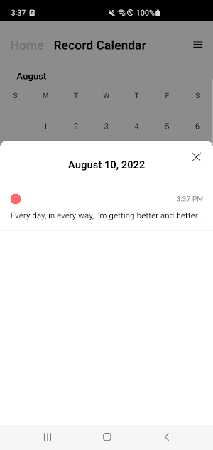 Autosuggestion Self-suggestion Screenshot 0
