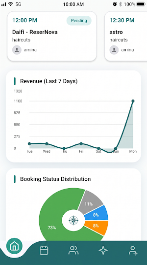 ReserNova - Booking & CRM Screenshot 2