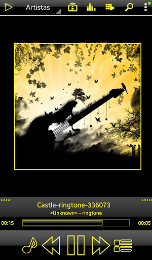 SKIN N7PLAYER DARK GLAS YELLOW Screenshot 0