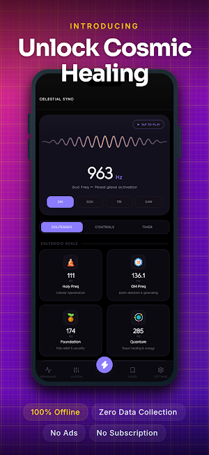Celestial Sync Pro : Solfeggio Screenshot 0