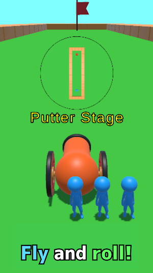 Human Cannon Golf:Ragdoll Shot Screenshot 1