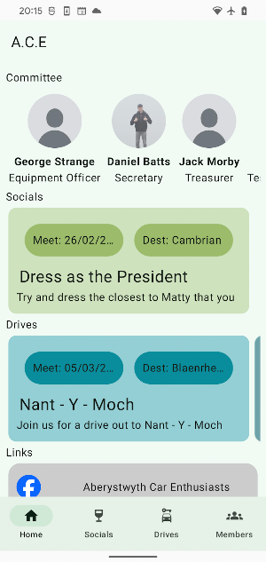 Aberystwyth Car Enthusiasts Screenshot 0