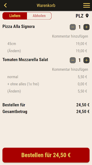 King Döner & Pizzahaus Screenshot 1