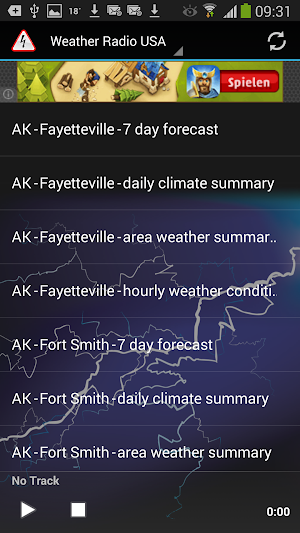 Weather Radio USA Screenshot 0