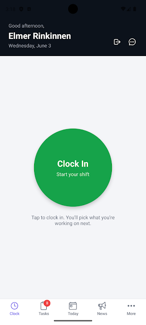 Bradway Timekeeper Screenshot 1