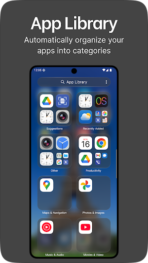 Launcher Phone OS Screenshot 1
