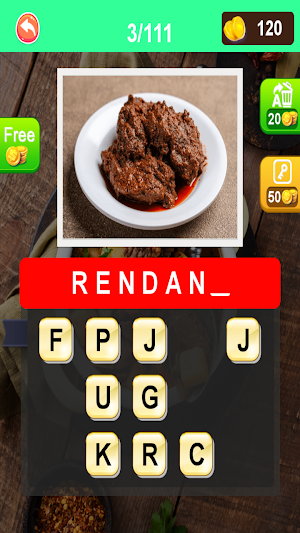 Tebak Nama Masakan Indonesia Screenshot 2