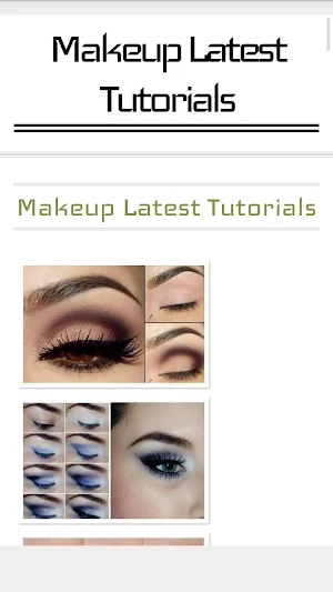 Latest Makeup Offline Tutorial Screenshot 2