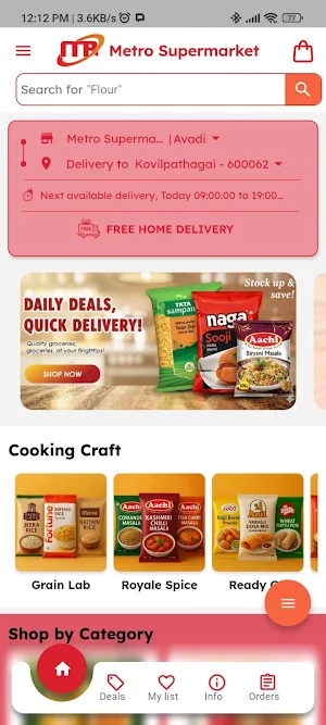 Metro Supermarket Screenshot 0