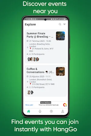 HangGo: Safe Social Events Screenshot 0