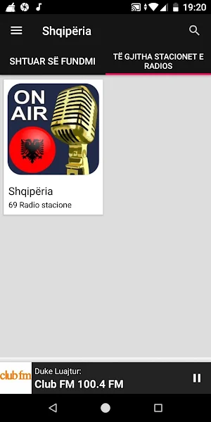 Stacionet e Radios Shqiptare Screenshot 3