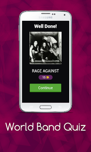 World Band Quiz Screenshot 1