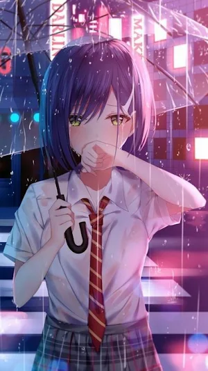 Sad Girl Anime Wallpaper HD Screenshot 0