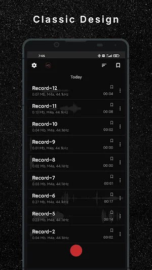 Classic Audio Recorder Screenshot 0